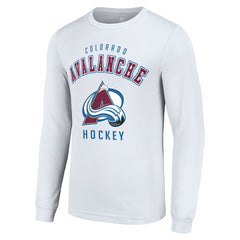 Colorado Avalanche Starter Logo Long Sleeve T-Shirt - White - NHL