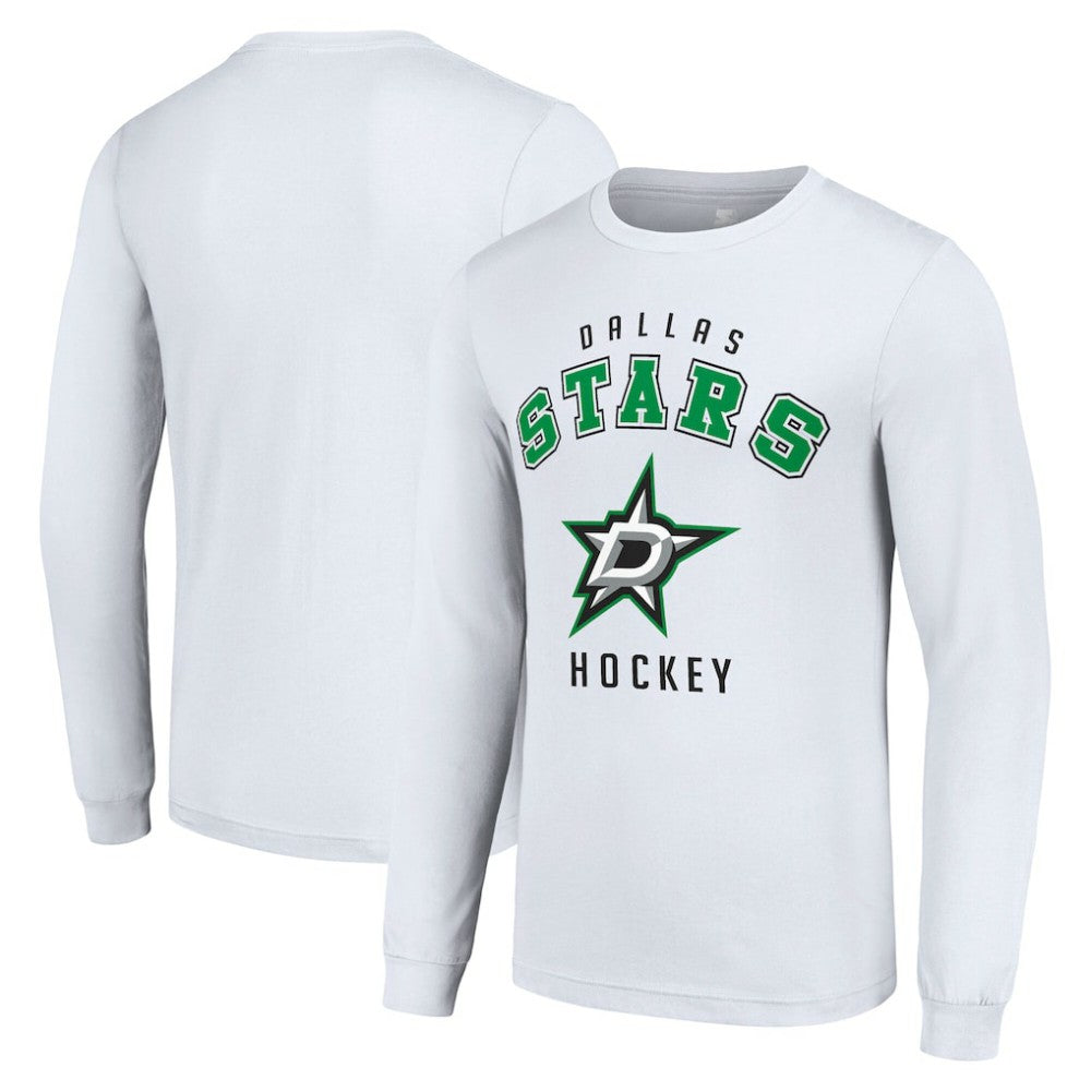 Dallas Stars Starter Logo Long Sleeve T-Shirt - White - NHL