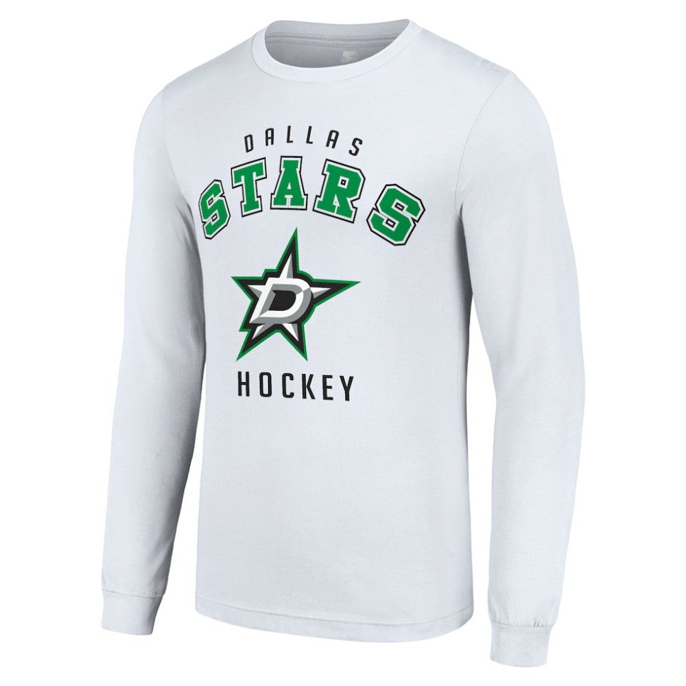 Dallas Stars Starter Logo Long Sleeve T-Shirt - White - NHL