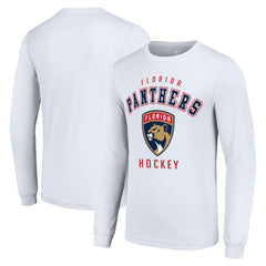 Florida Panthers Starter Logo Long Sleeve T-Shirt - White - NHL
