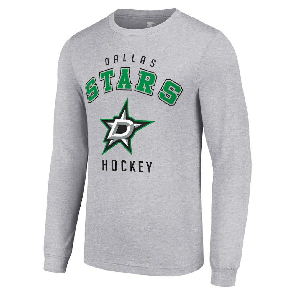 Dallas Stars Starter Logo Long Sleeve T-Shirt - Heather Gray - NHL
