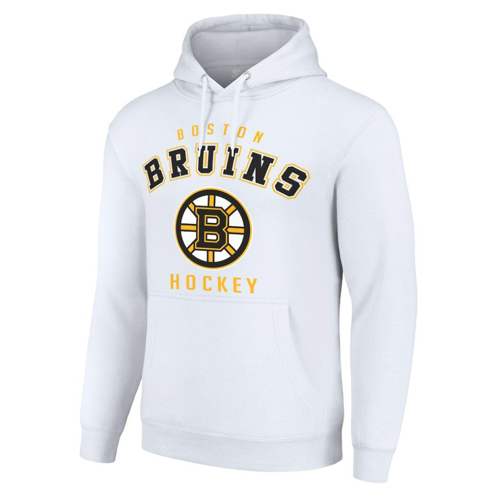 Boston Bruins Starter Logo Pullover Hoodie - White - NHL