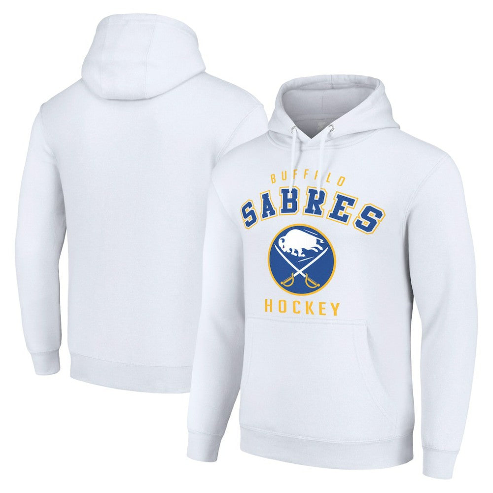 Buffalo Sabres Starter Logo Pullover Hoodie - White - NHL