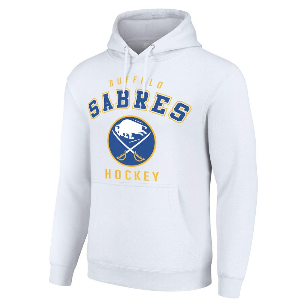 Buffalo Sabres Starter Logo Pullover Hoodie - White - NHL