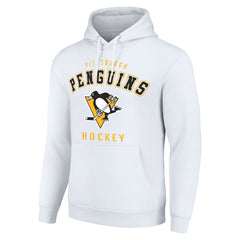 Pittsburgh Penguins Starter Logo Pullover Hoodie - White - NHL