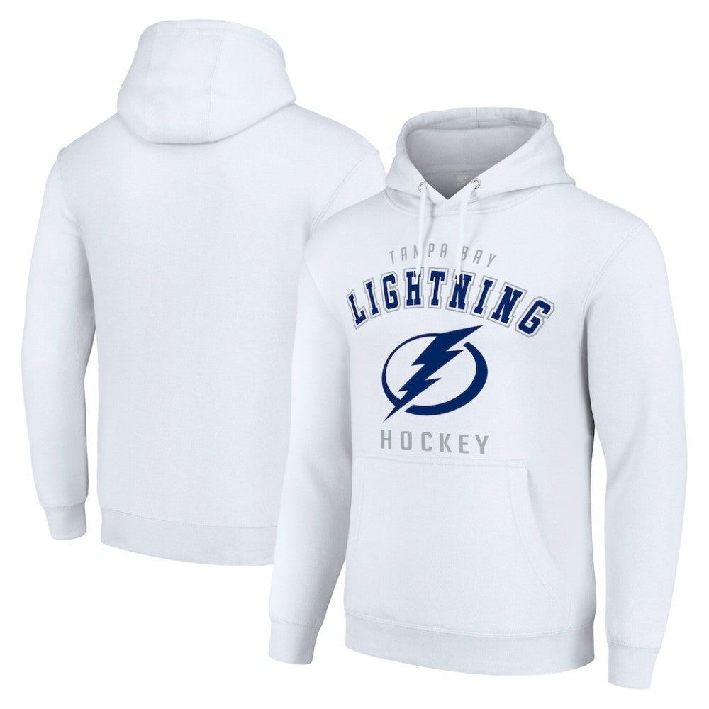 Tampa Bay Lightning Starter Logo Pullover Hoodie - White - NHL