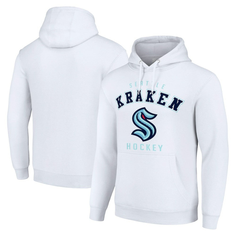 Seattle Kraken Starter Logo Pullover Hoodie - White - NHL