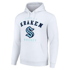 Seattle Kraken Starter Logo Pullover Hoodie - White - NHL