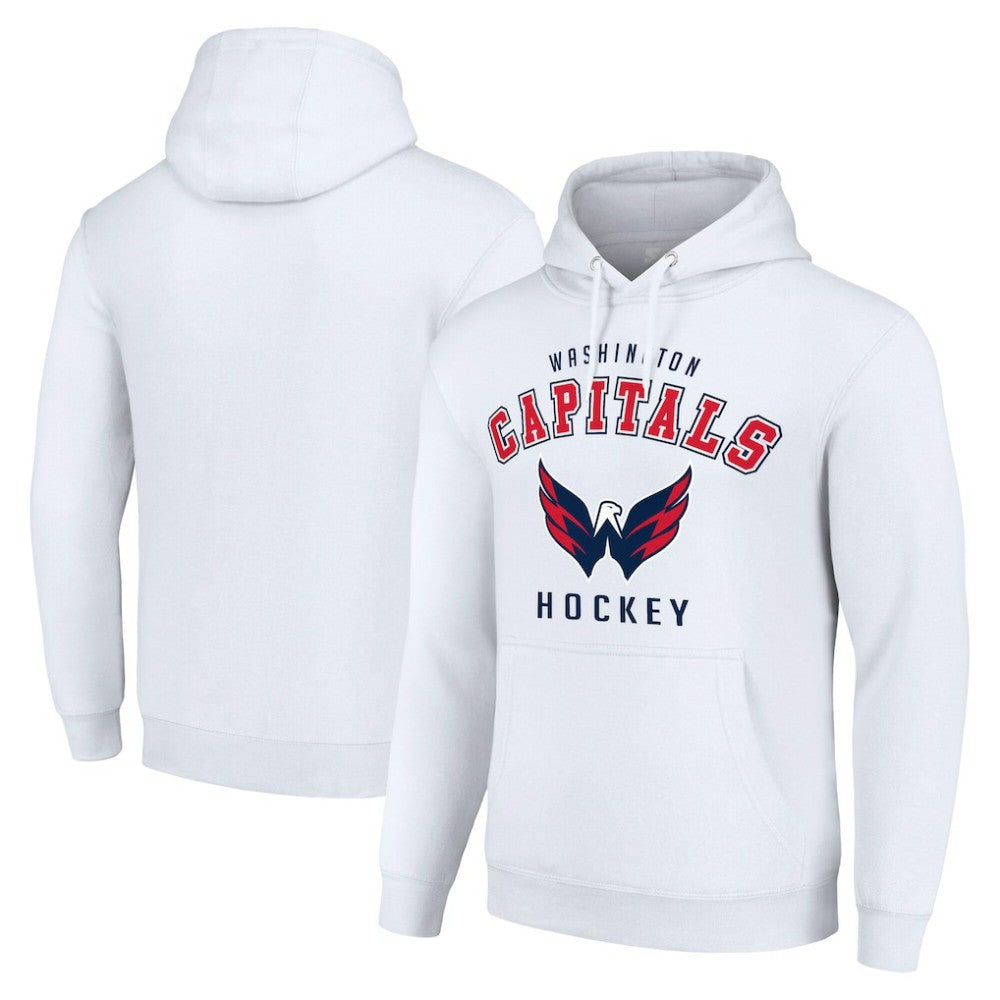Washington Capitals Starter Logo Pullover Hoodie - White - NHL