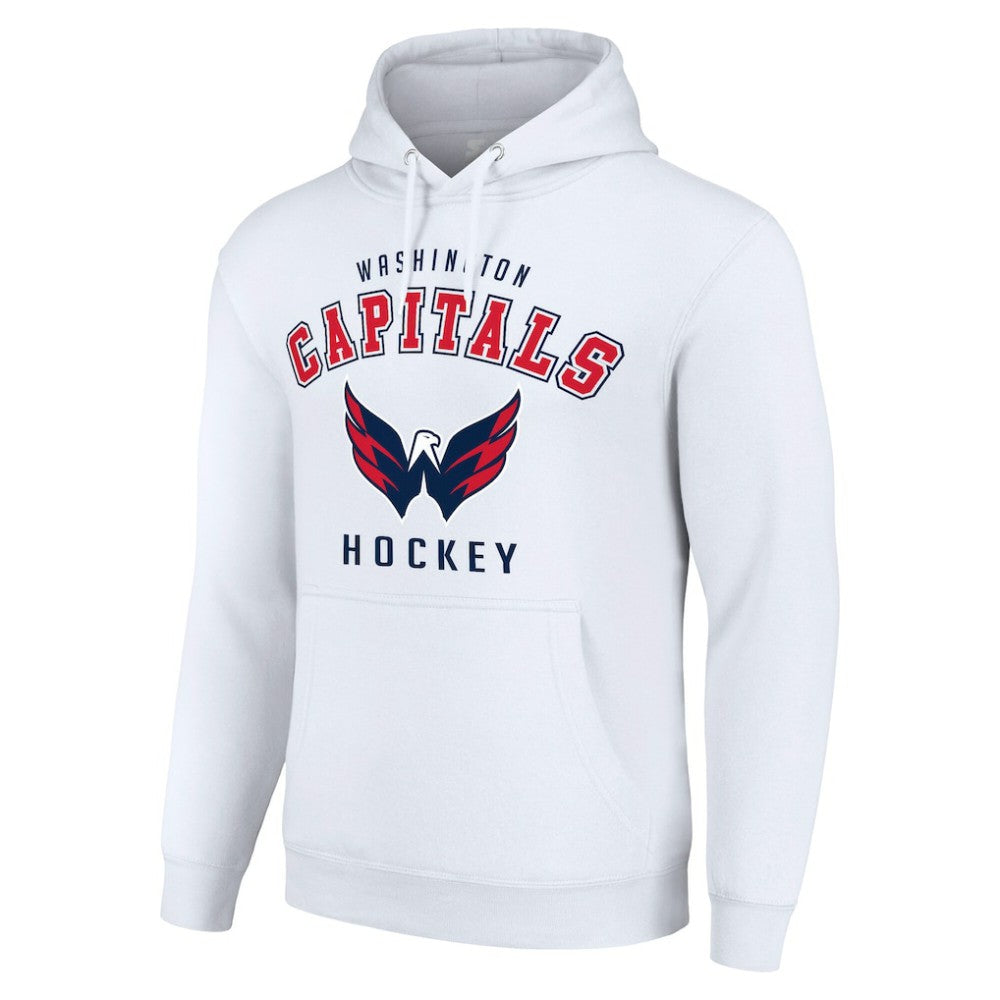 Washington Capitals Starter Logo Pullover Hoodie - White - NHL