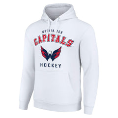 Washington Capitals Starter Logo Pullover Hoodie - White - NHL