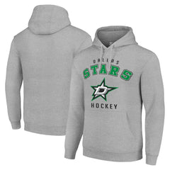 Dallas Stars Starter Logo Pullover Hoodie - Heather Gray - NHL