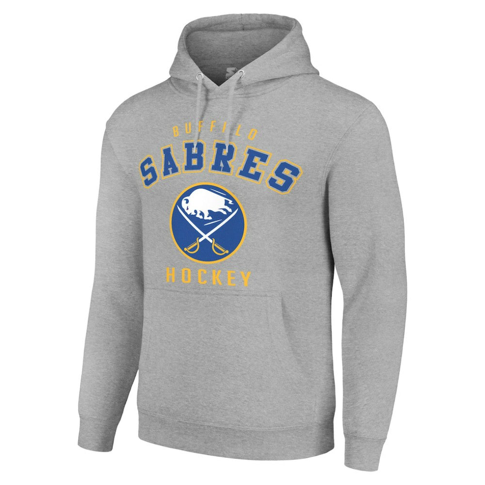Buffalo Sabres Starter Logo Pullover Hoodie - Heather Gray - NHL
