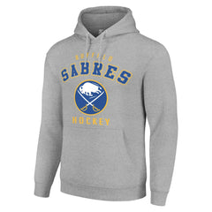 Buffalo Sabres Starter Logo Pullover Hoodie - Heather Gray - NHL