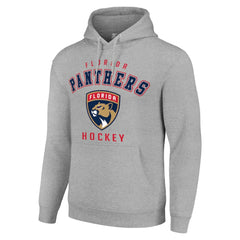 Florida Panthers Starter Logo Pullover Hoodie - Heather Gray - NHL