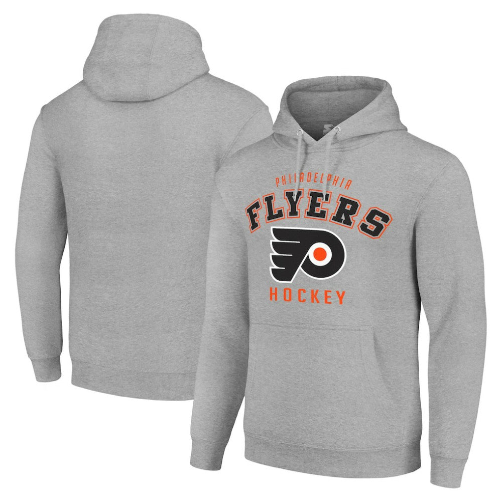Philadelphia Flyers Starter Logo Pullover Hoodie - Heather Gray - NHL