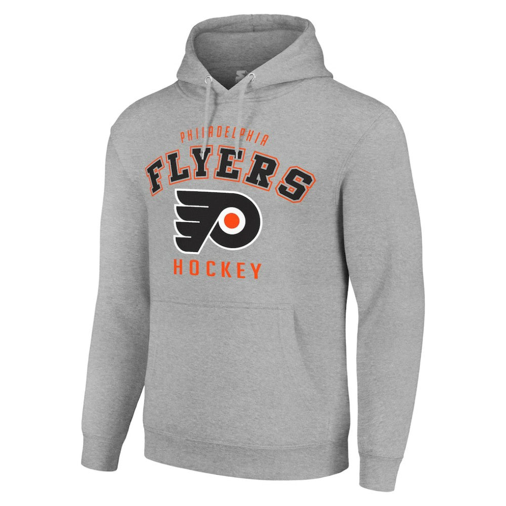 Philadelphia Flyers Starter Logo Pullover Hoodie - Heather Gray - NHL