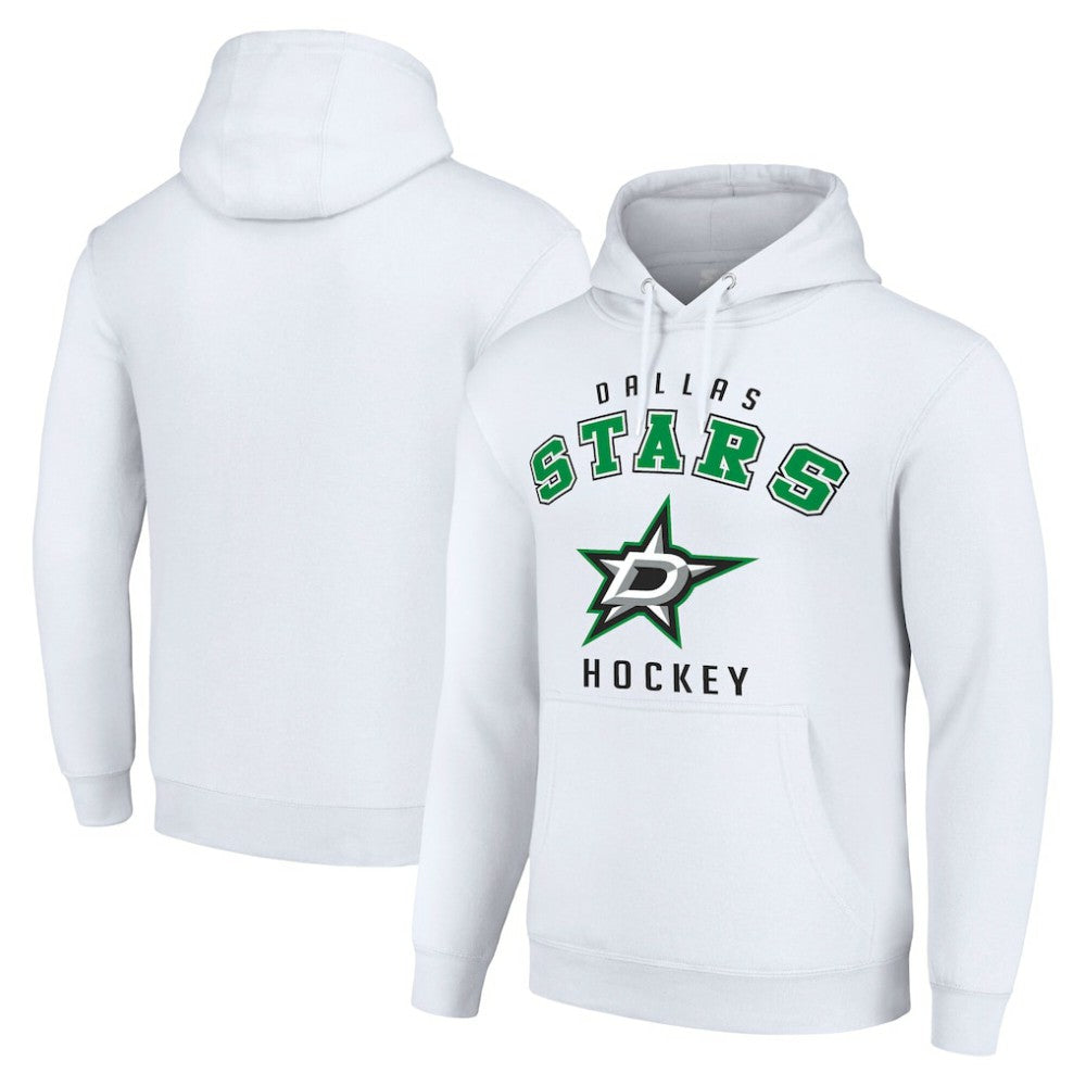 Dallas Stars Starter Logo Pullover Hoodie - White - NHL