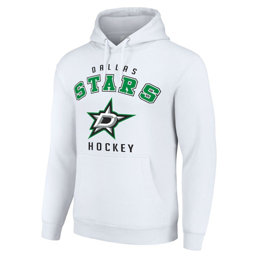 Dallas Stars Starter Logo Pullover Hoodie - White - NHL