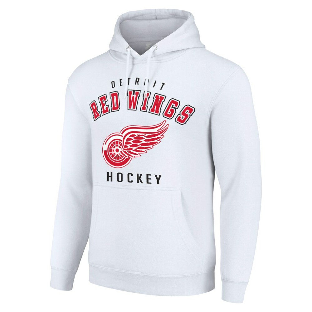 Detroit Red Wings Starter Logo Pullover Hoodie - White - NHL
