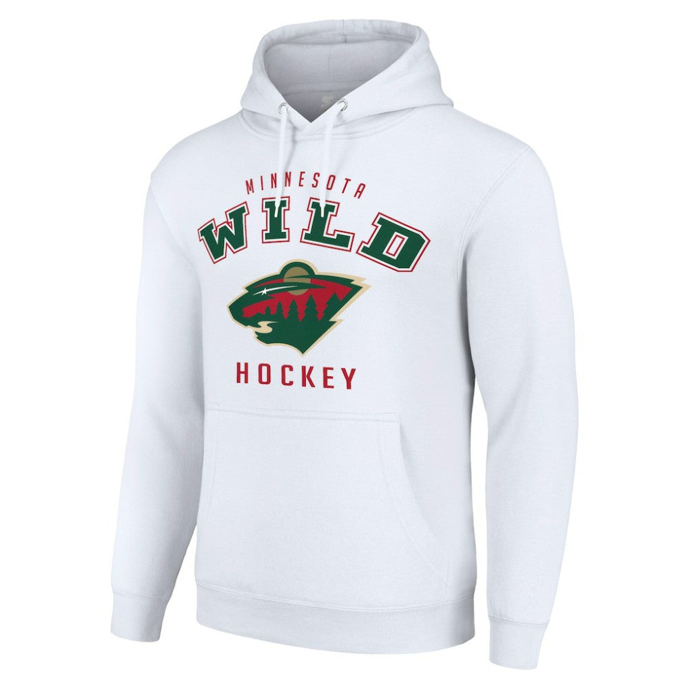 Minnesota Wild Starter Logo Pullover Hoodie - White - NHL