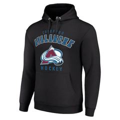 Colorado Avalanche Starter Logo Pullover Hoodie - Black - NHL
