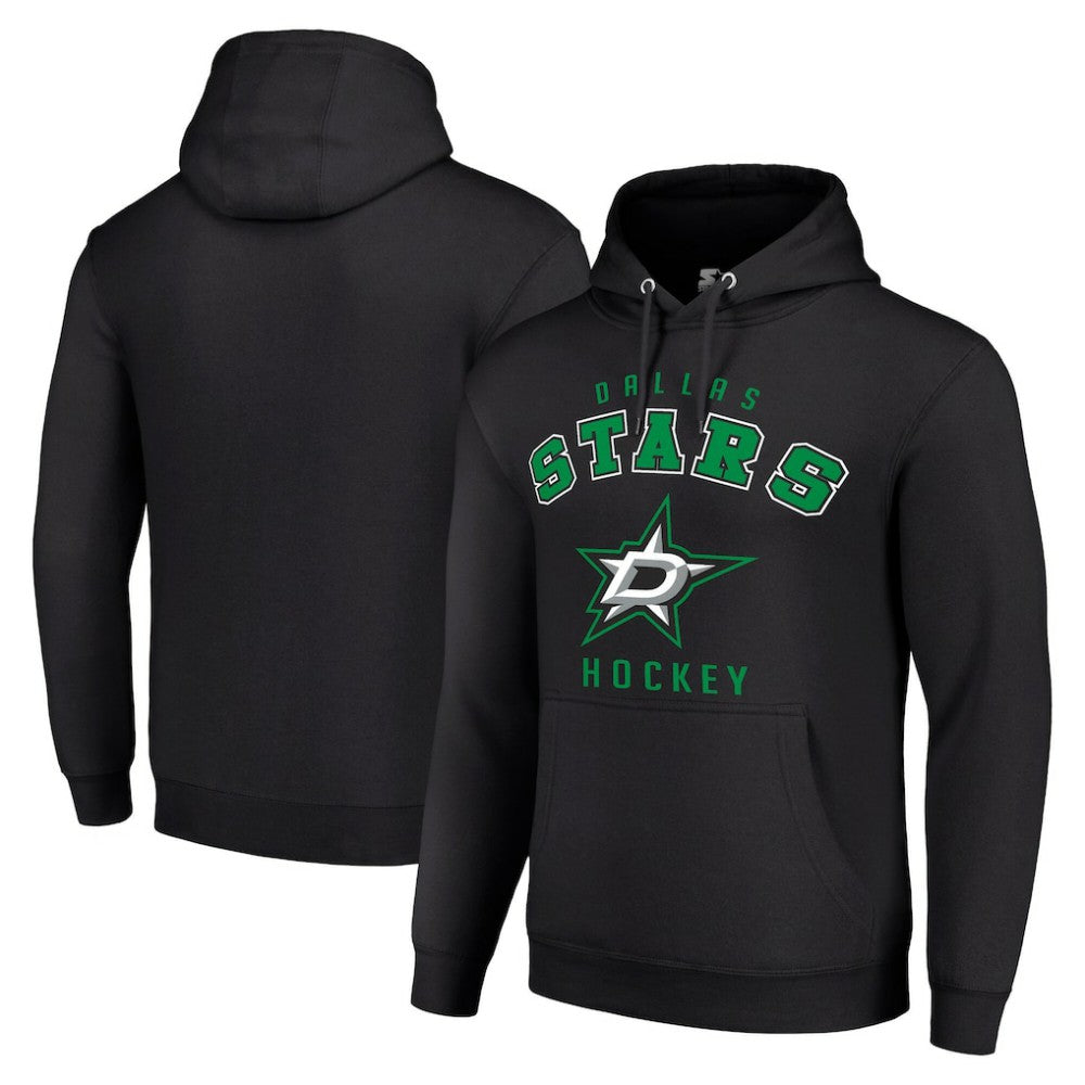 Dallas Stars Starter Logo Pullover Hoodie - Black - NHL