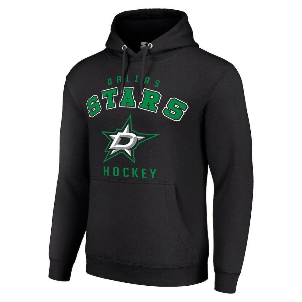 Dallas Stars Starter Logo Pullover Hoodie - Black - NHL