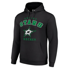 Dallas Stars Starter Logo Pullover Hoodie - Black - NHL