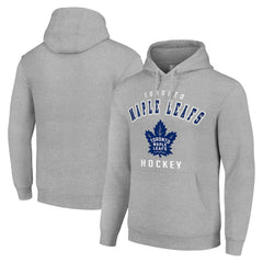 Toronto Maple Leafs Starter Logo Pullover Hoodie - Heather Gray - NHL