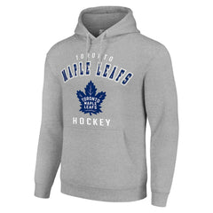 Toronto Maple Leafs Starter Logo Pullover Hoodie - Heather Gray - NHL