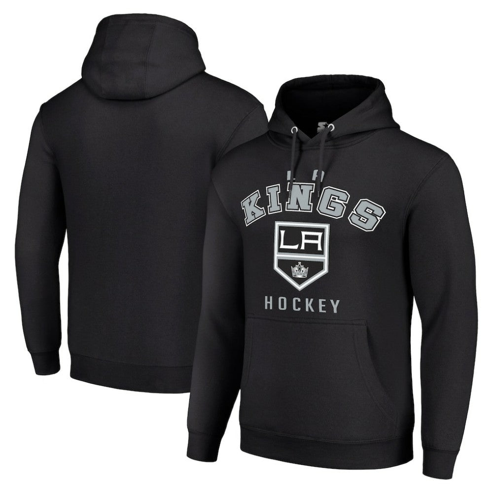Los Angeles Kings Starter Logo Pullover Hoodie - Black - NHL
