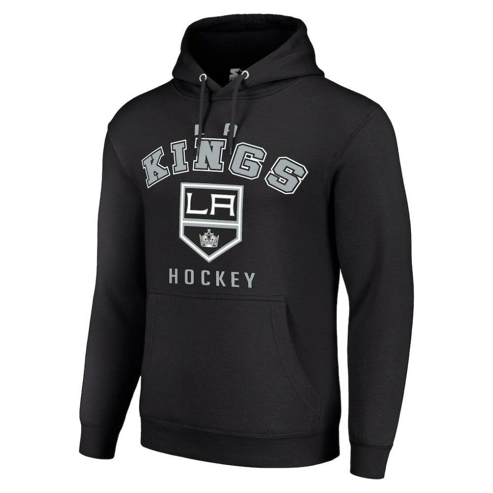 Los Angeles Kings Starter Logo Pullover Hoodie - Black - NHL