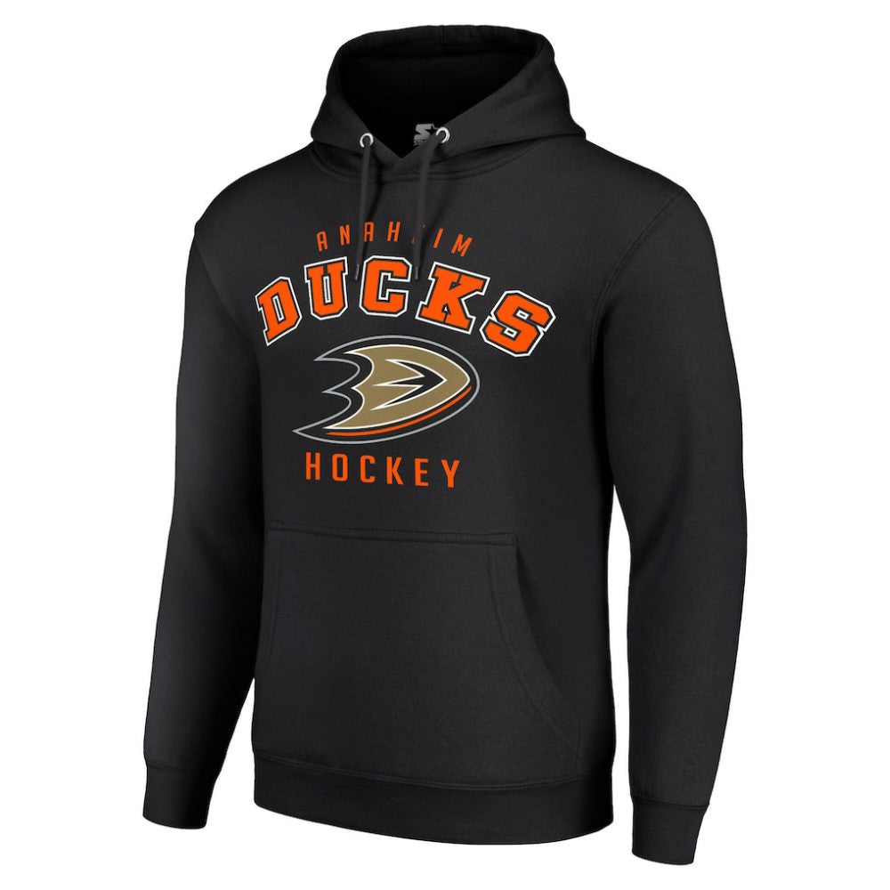 Anaheim Ducks Starter Logo Pullover Hoodie - Black - NHL