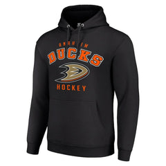 Anaheim Ducks Starter Logo Pullover Hoodie - Black - NHL