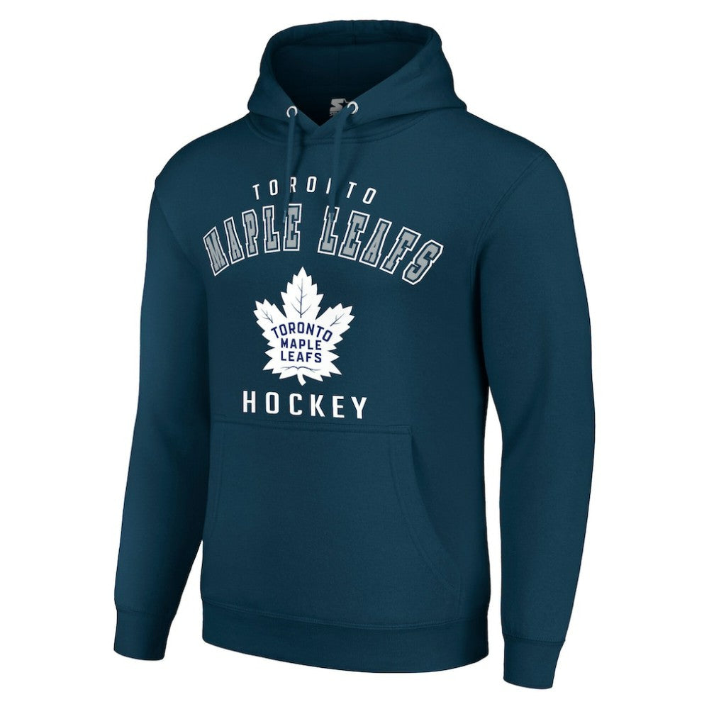 Toronto Maple Leafs Starter Logo Pullover Hoodie - Navy - NHL