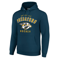 Nashville Predators Starter Logo Pullover Hoodie - Navy - NHL