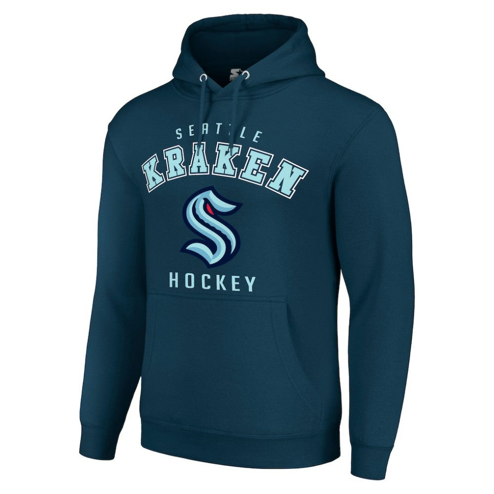 Seattle Kraken Starter Logo Pullover Hoodie - Navy - NHL