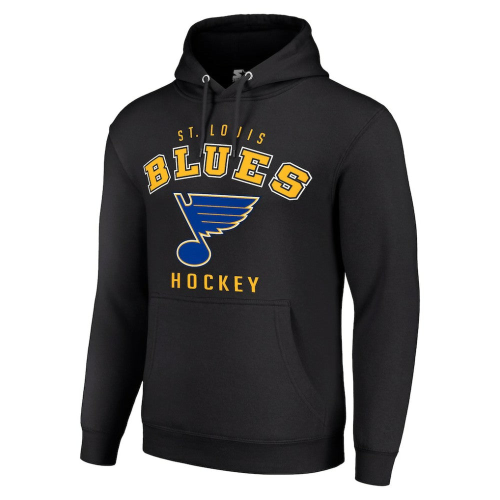 St. Louis Blues Starter Logo Pullover Hoodie - Black - NHL