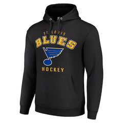 St. Louis Blues Starter Logo Pullover Hoodie - Black - NHL
