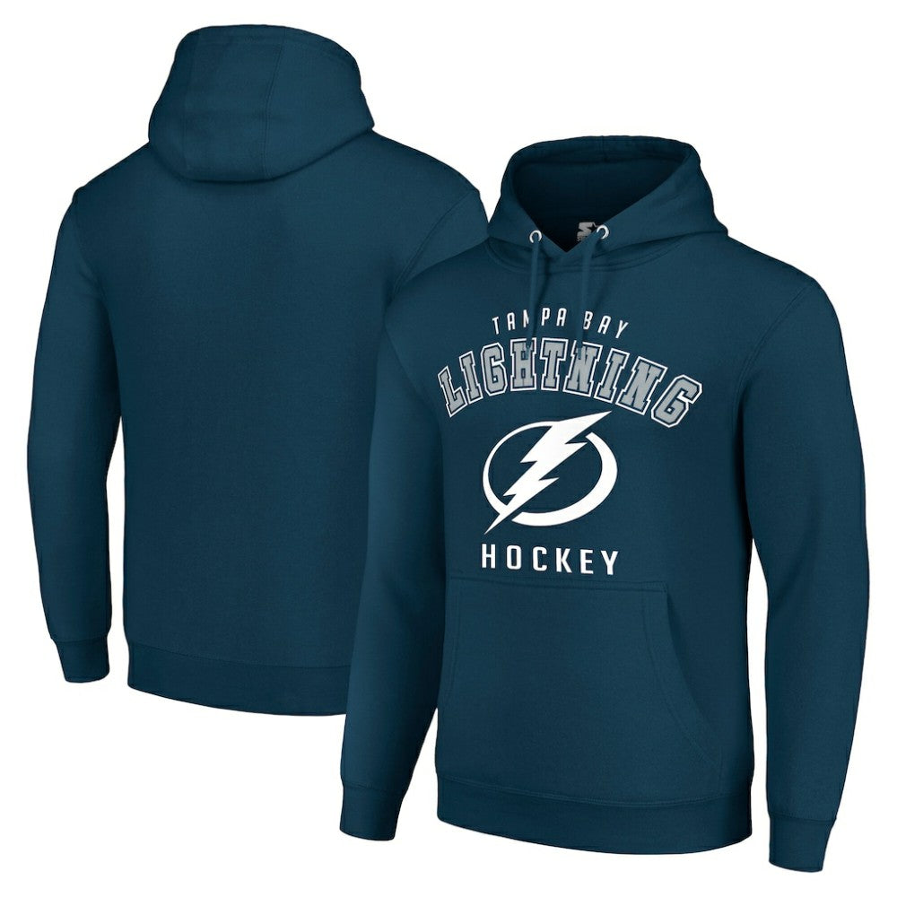 Tampa Bay Lightning Starter Logo Pullover Hoodie - Navy - NHL