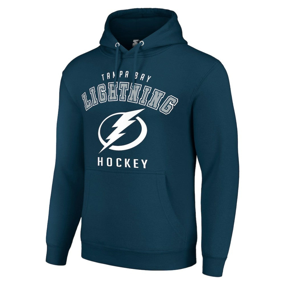 Tampa Bay Lightning Starter Logo Pullover Hoodie - Navy - NHL