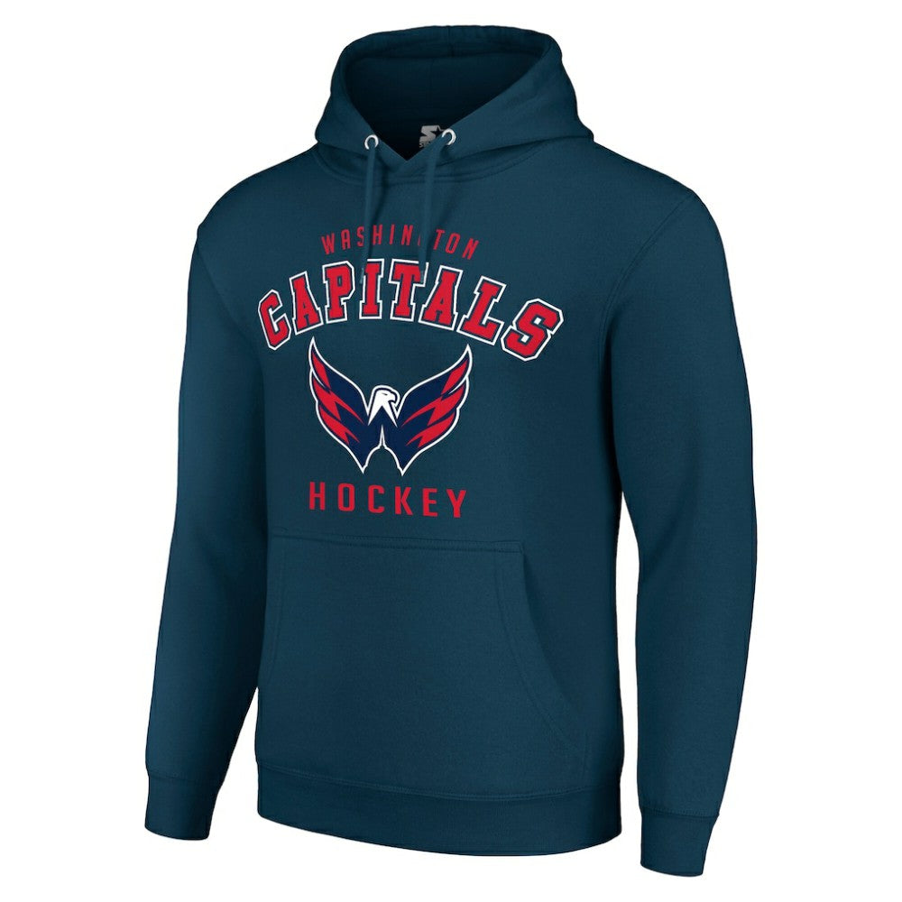 Washington Capitals Starter Logo Pullover Hoodie - Navy - NHL