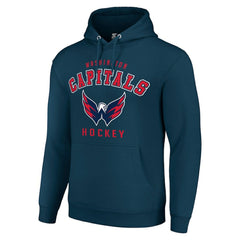 Washington Capitals Starter Logo Pullover Hoodie - Navy - NHL
