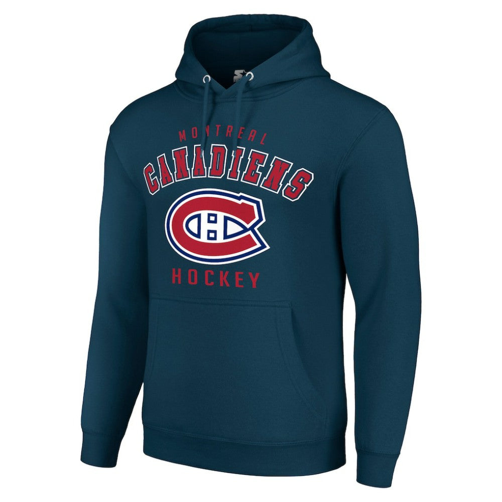 Montreal Canadiens Starter Logo Pullover Hoodie - Navy - NHL