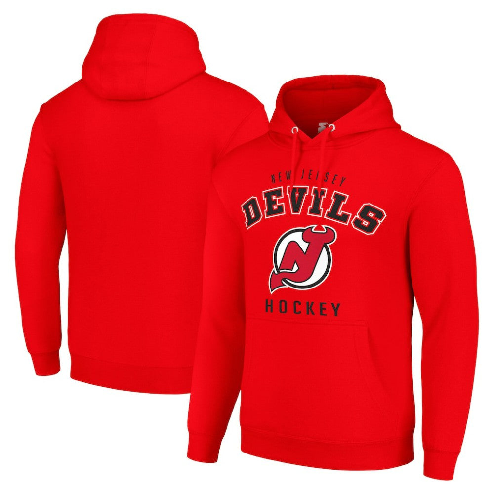 New Jersey Devils Starter Logo Pullover Hoodie - Red - NHL