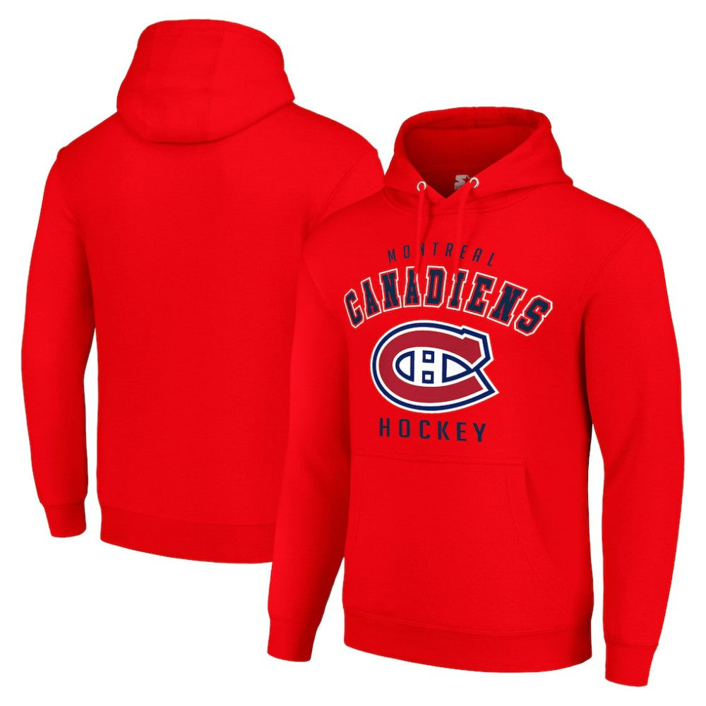 Montreal Canadiens Starter Logo Pullover Hoodie - Red - NHL