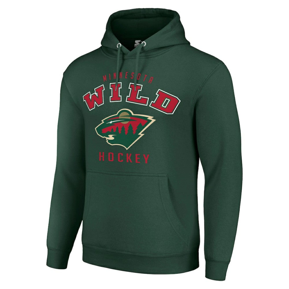 Minnesota Wild Starter Logo Pullover Hoodie - Green - NHL