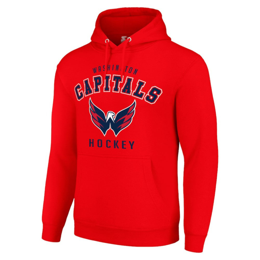 Washington Capitals Starter Logo Pullover Hoodie - Red - NHL