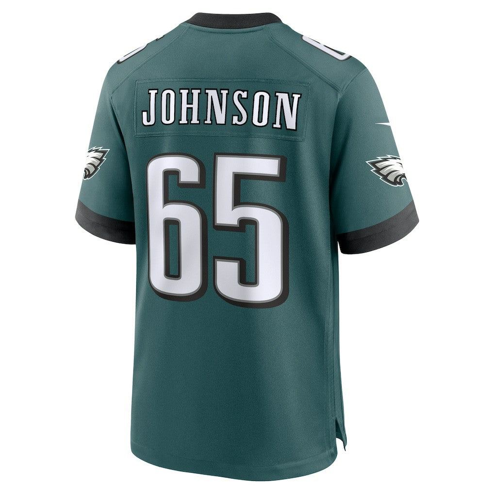 Lane Johnson Philadelphia Eagles Team Game Jersey Midnight Green | Nike for Sale